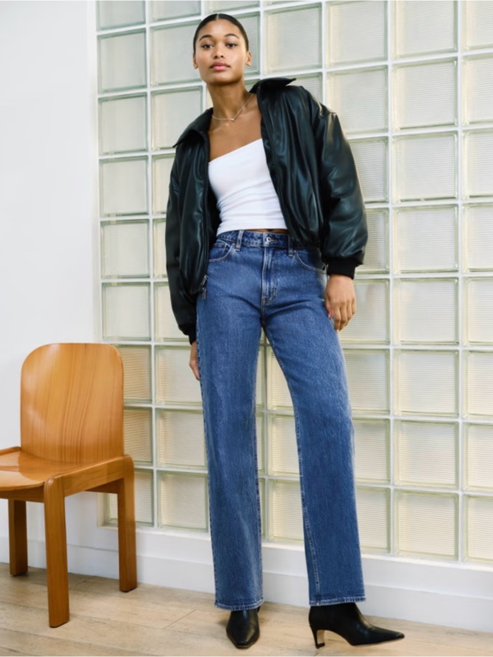 Abercrombie & Fitch Curve Love High Rise 90s Relaxed Jean